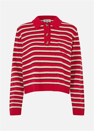 Cori polo strik Crimson Red Stripe Baum Und Pferdgarten 